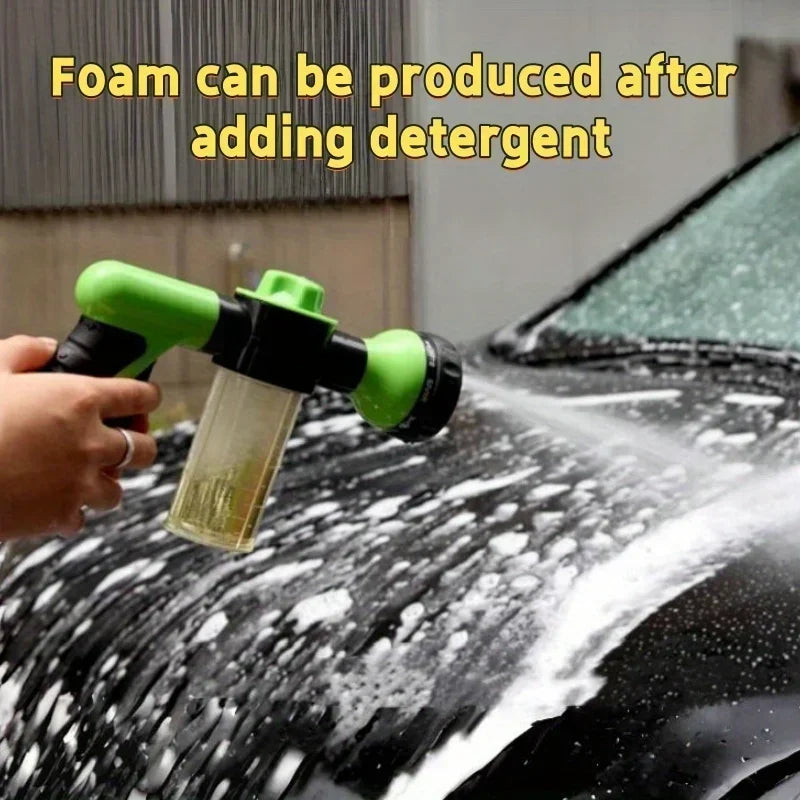 Dog Shower Sprayer 8 in 1 Pet Bath Cleaning Cat Dog Shower Gun High-pressure Hose Nozzle Foam Garden Car Animal Dog Wash Tool