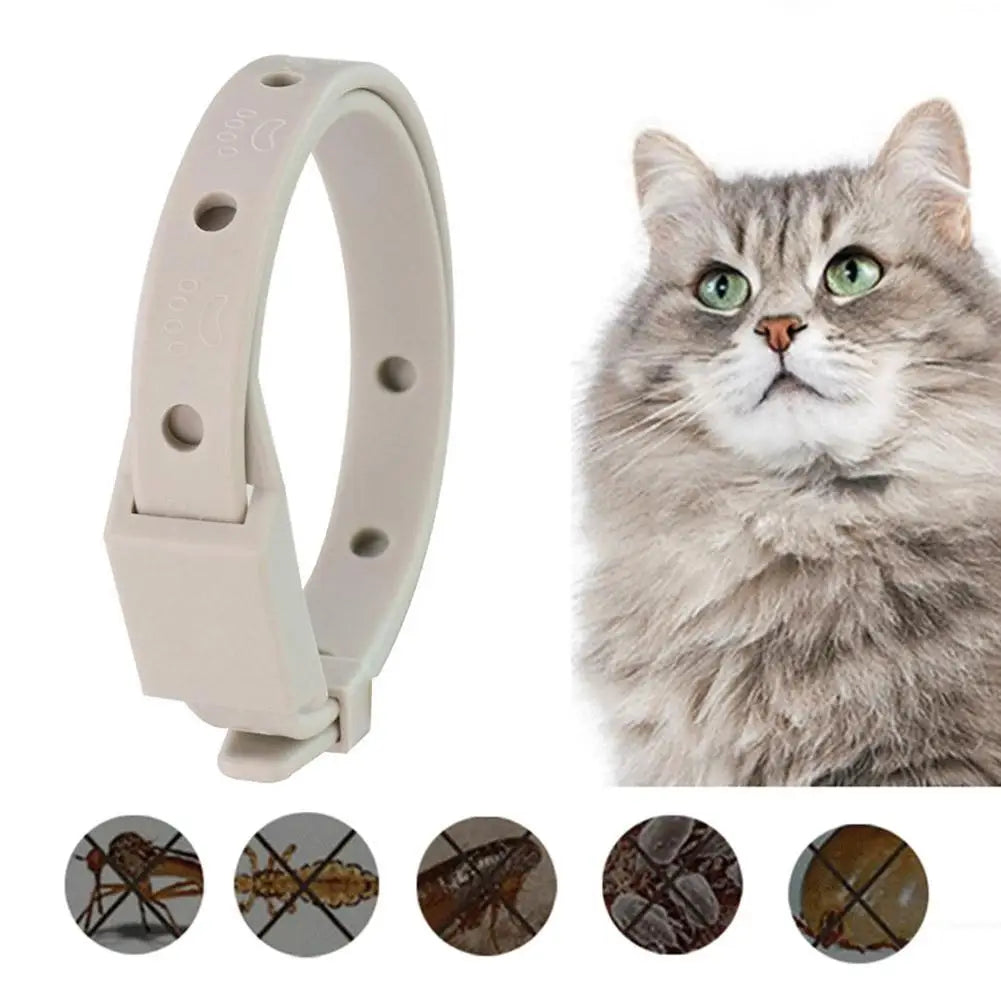 Adjustable Flea Tick Collar For Cats Dogs Anti Flea Lice Pet Repellent Collar Safe Non Toxic For Small Dogs Cats Kittens Puppies
