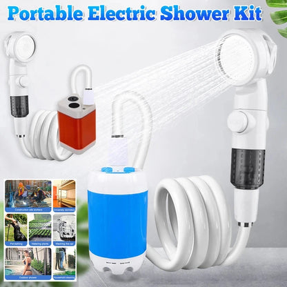 New Home Use Portable Shower Versatile Outdoor Camping Shower Adjustable Water Pressure Shower Set for Backpacking Bathing