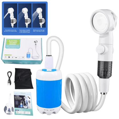 New Home Use Portable Shower Versatile Outdoor Camping Shower Adjustable Water Pressure Shower Set for Backpacking Bathing