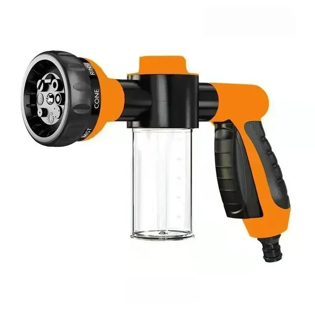 Dog Shower Sprayer 8 in 1 Pet Bath Cleaning Cat Dog Shower Gun High-pressure Hose Nozzle Foam Garden Car Animal Dog Wash Tool