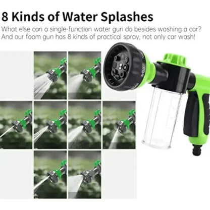 Dog Shower Sprayer 8 in 1 Pet Bath Cleaning Cat Dog Shower Gun High-pressure Hose Nozzle Foam Garden Car Animal Dog Wash Tool