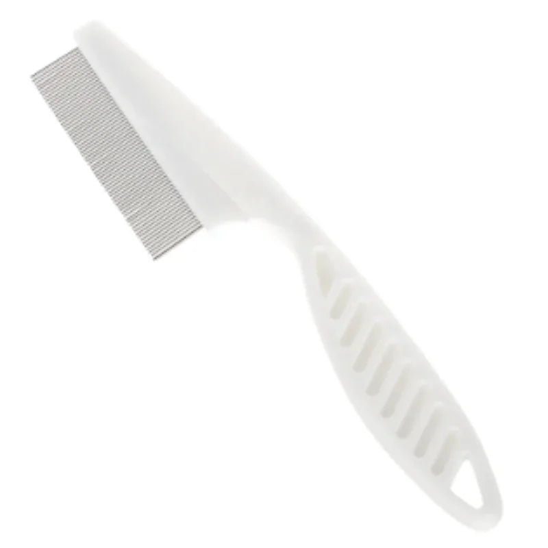 Stainless Steel Flea Comb for Dogs And Cats Portable Hair Removal Brush with Dense Teeth Universal Pet Grooming Cleaning Tool