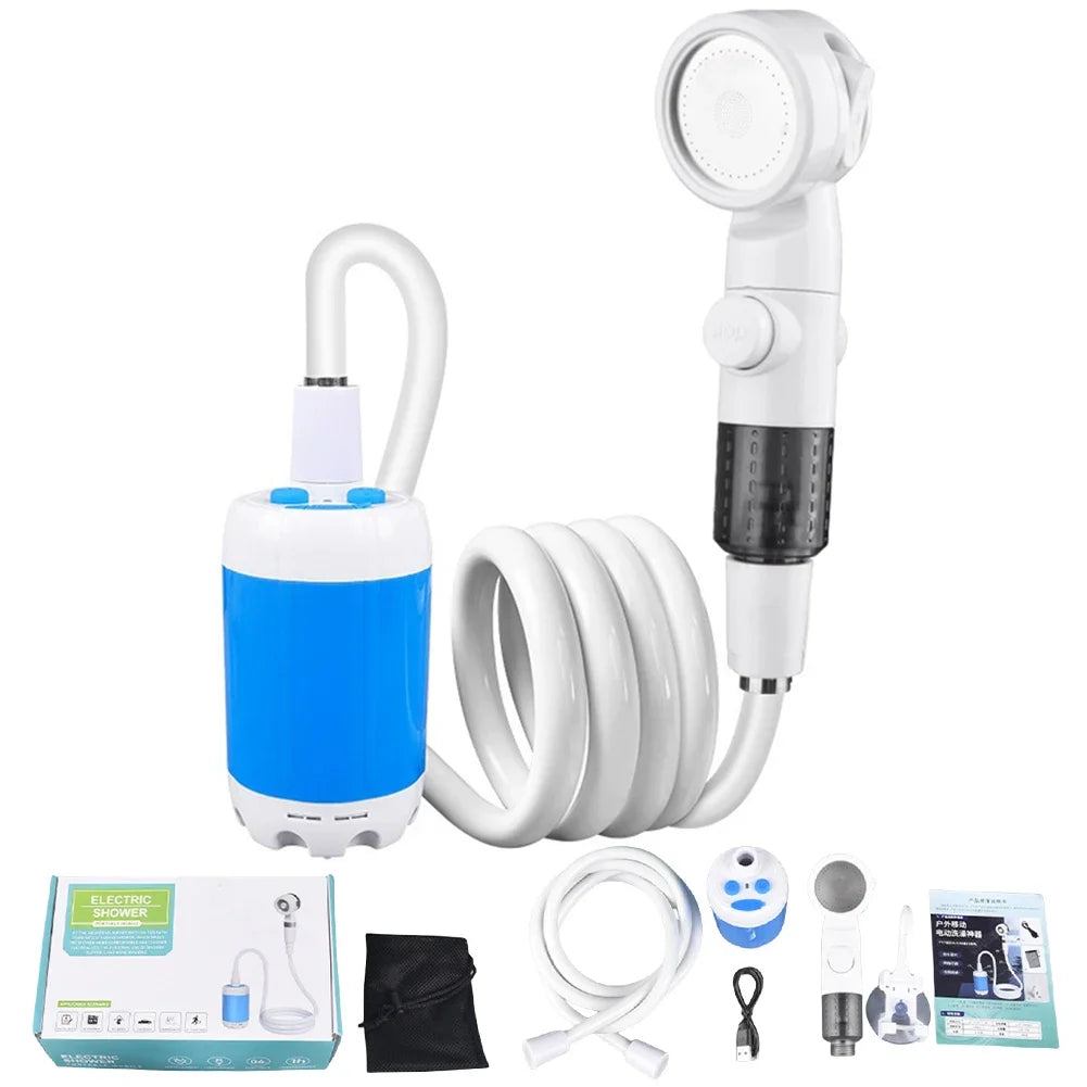 New Home Use Portable Shower Versatile Outdoor Camping Shower Adjustable Water Pressure Shower Set for Backpacking Bathing