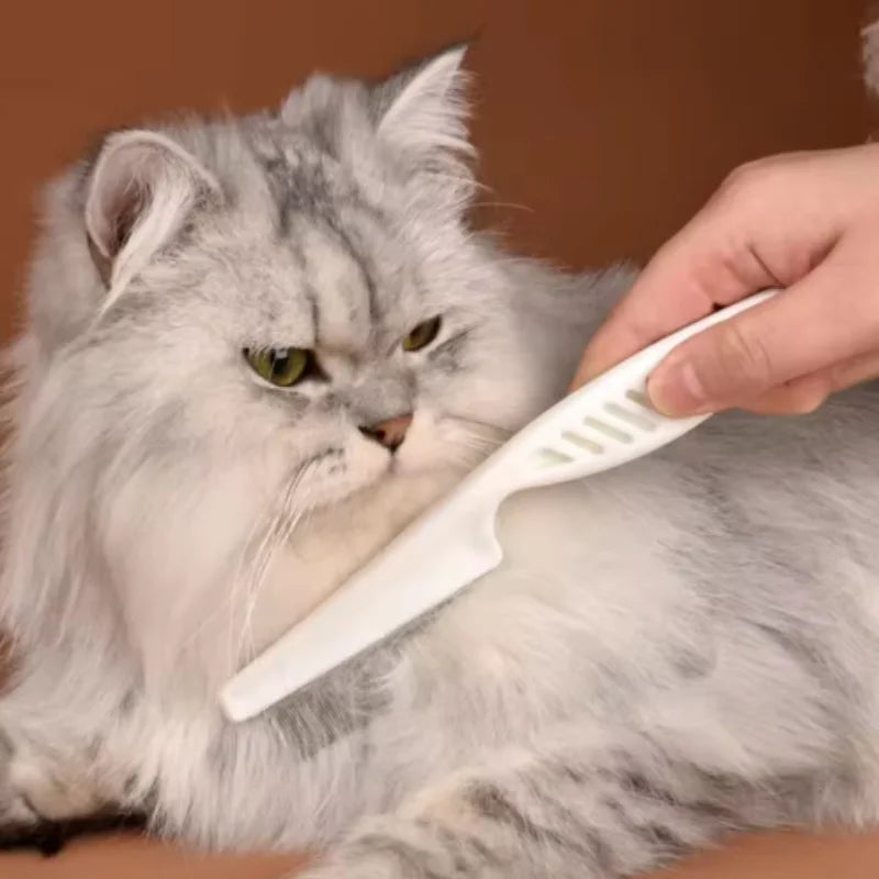 Stainless Steel Flea Comb for Dogs And Cats Portable Hair Removal Brush with Dense Teeth Universal Pet Grooming Cleaning Tool