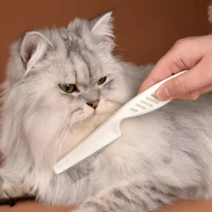 Stainless Steel Flea Comb for Dogs And Cats Portable Hair Removal Brush with Dense Teeth Universal Pet Grooming Cleaning Tool
